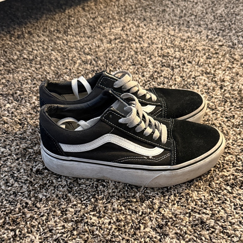 Vans Black and White Classic Sneakers